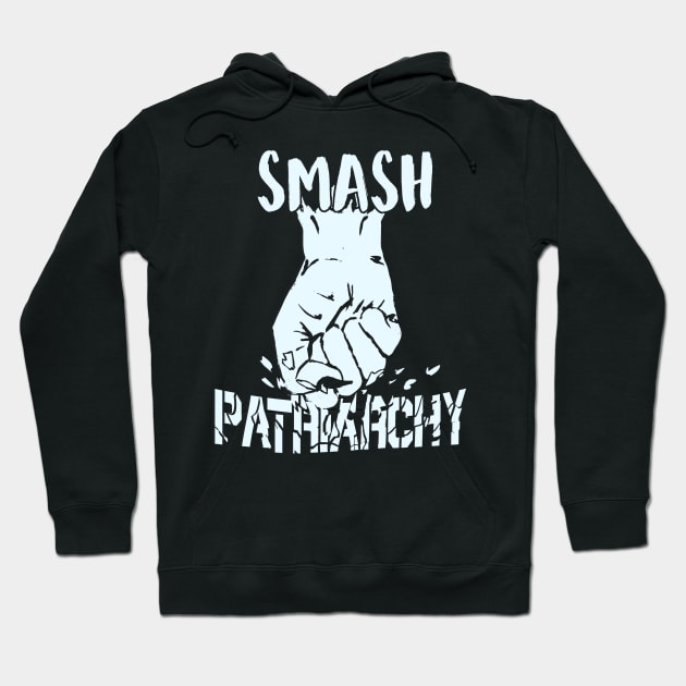 Smash Patriarchy Light Hoodie by AidanJWar